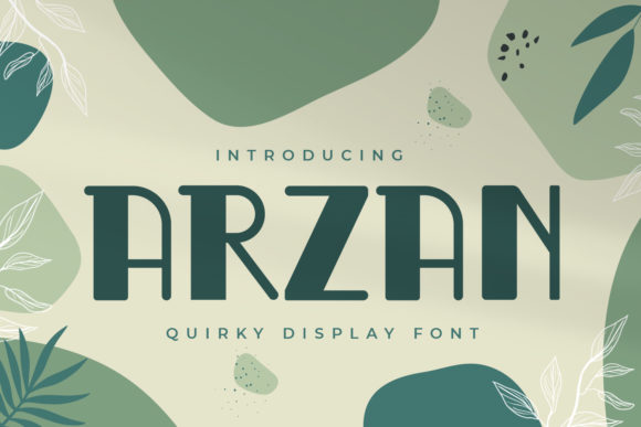Arzan: A Playful Display Font That Elevates Brand Identity