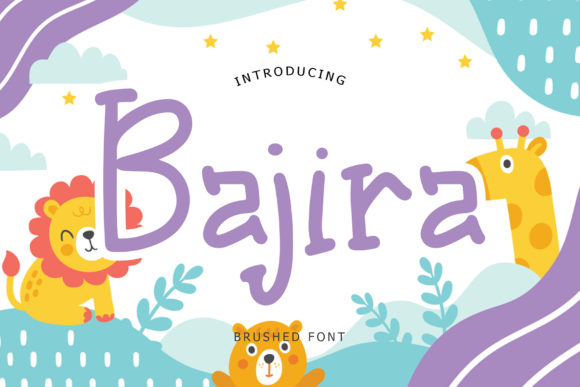 Bajira: A Playful Display Font for Kids and Beyond