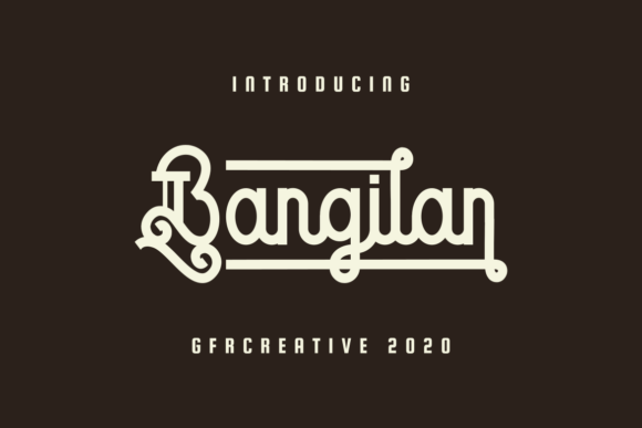 Bangilan: A Versatile Display Font for Creative Projects
