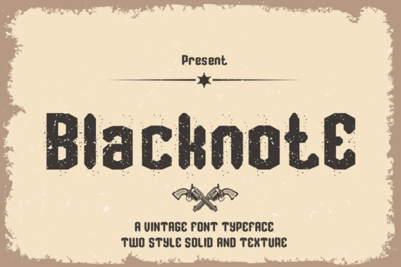 Blacknote: A Timeless Display Font for Editorial Design