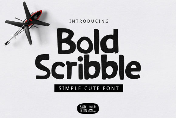Bold Scribble: A Display Font for Editorial Design and Creative Branding