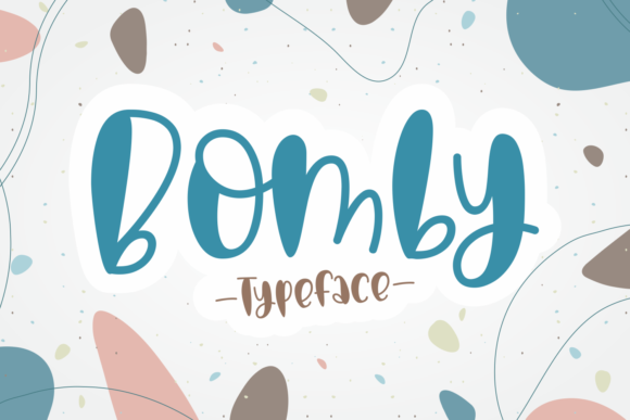 Bomby: A Playful Display Font for Kids and Beyond