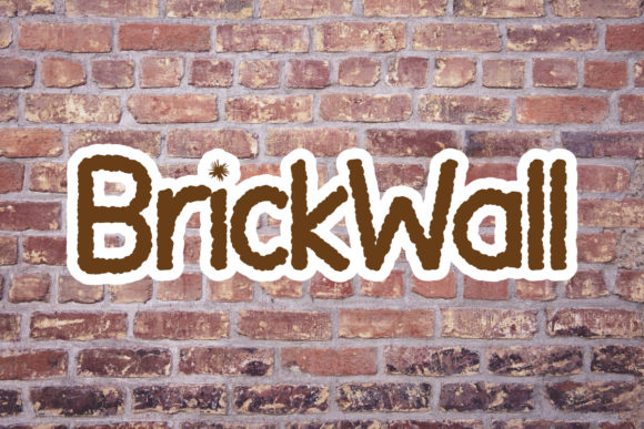 Brickwall: A Bold Display Font for Creative Projects