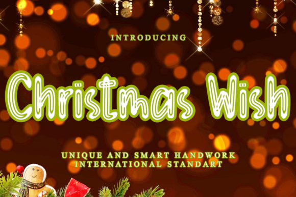 Christmas Wish: A Display Font for Holiday Magic