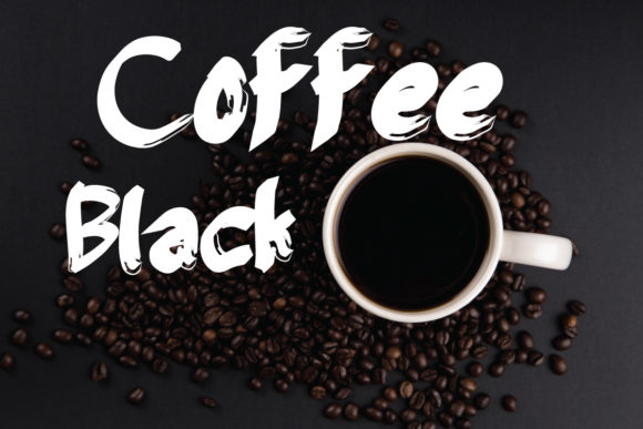 Coffee Black: A Bold Display Font for Creative Product Design