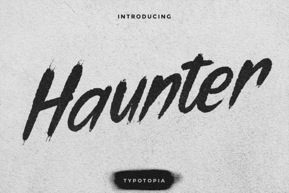Haunter: A Bold Display Font for Trendy Campaigns