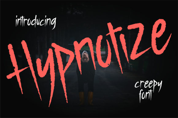 Hypnotize: A Dramatic Display Font for Crafters and Designers