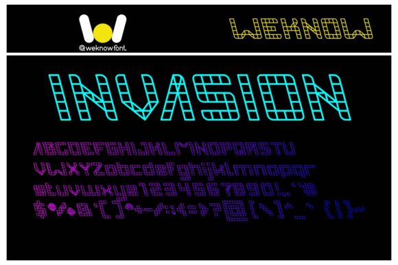 Invasion: A Bold Font for Creative Crafters