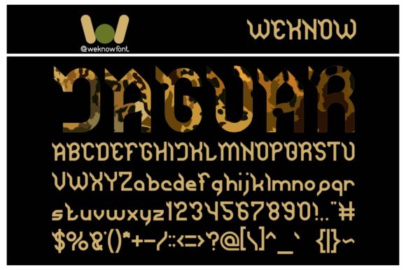 Jaguar: A Font That Elevates Every Design