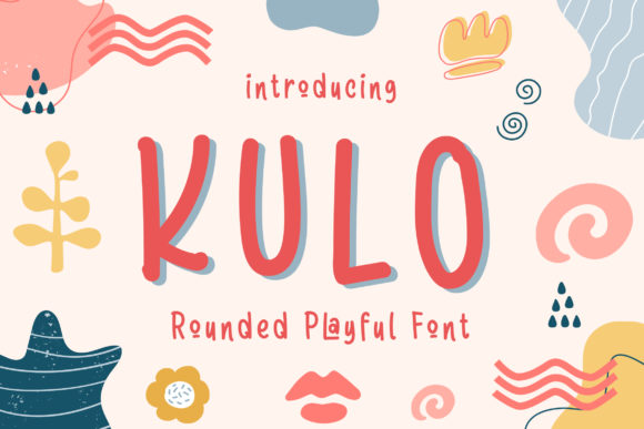 Kulo: A Playful Display Font for Creative Crafters and Product Makers