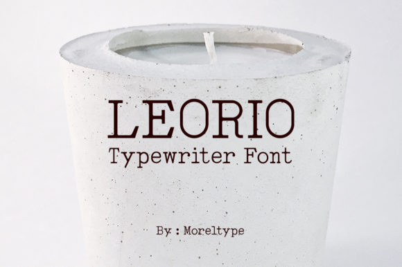 Leorio: A Serif Font for Editorial Design and Branding