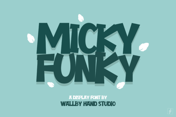 Micky Funky: A Playful Display Font for Kids and Beyond