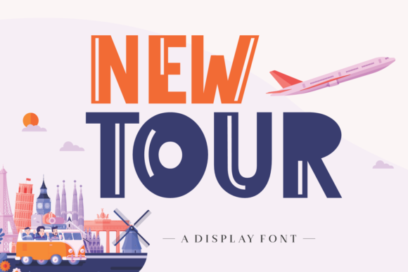 New Tour: A Bold Display Font for Impactful Branding