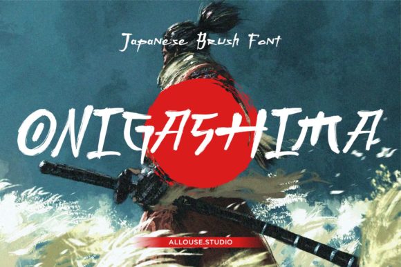 Onigashima: The Japanese Inspired Display Font for Business Branding
