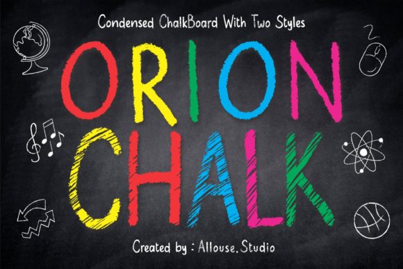 Orion Chalk: A Display Font for Vibrant Editorial Design