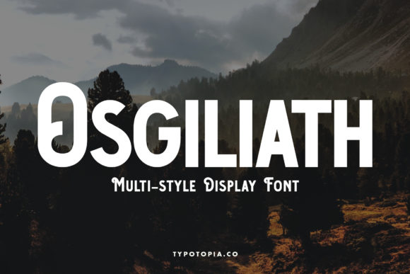 Osgiliath: A Bold Font for Editorial Design