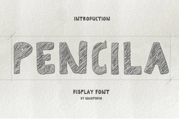 Pencila: A Playful Display Font for Creative Projects