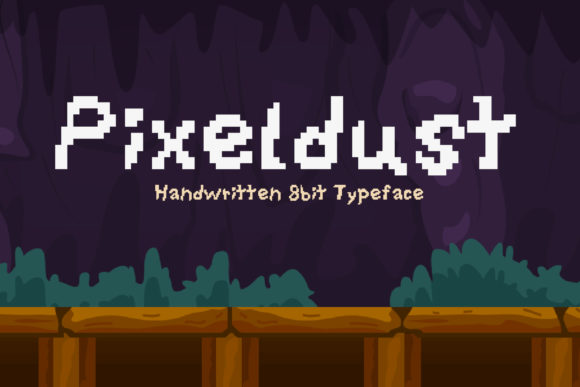 Pixeldust: A Pixel Display Font for Editorial Design and Branding