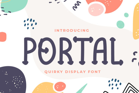 Portal: A Bold Display Font for Creative Product Design