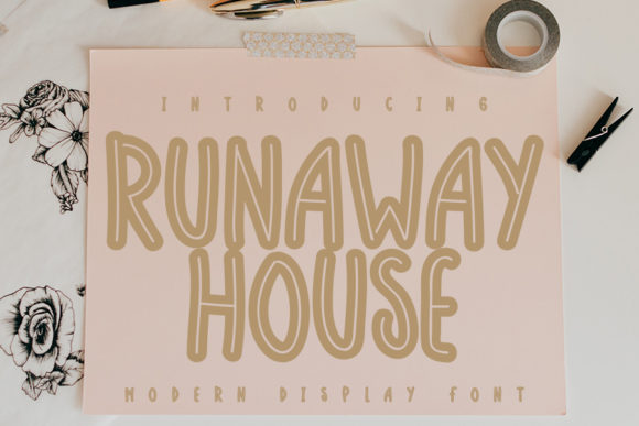 Runaway House: A Font That Breathes Life Into Editorial Design