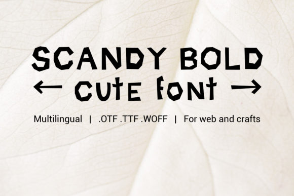 Scandy Bold: The Ultimate Display Font for Impactful Branding and Design