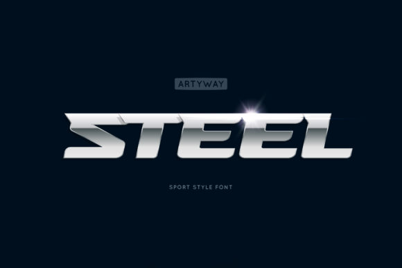 Steel: A Bold Display Font for Dynamic Branding