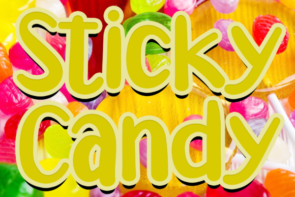 Sticky Candy: A Versatile Display Font for Modern Web Design
