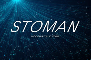 Stoman: A Modern Sans Serif Font for Bold Branding