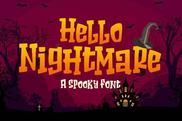 Transform Your Brand with Hello Nightmare Font
