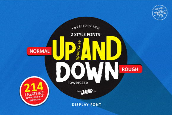 Up and Down: A Display Font That Elevates Branding