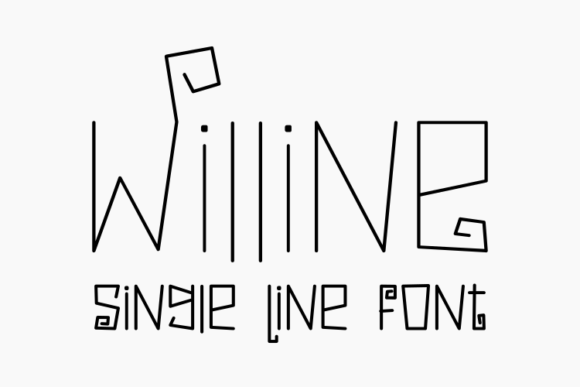 Willine: A Clean, Thin Display Font for Modern Branding