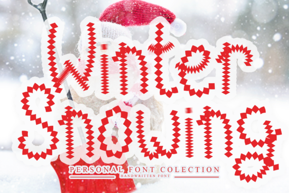 Winter Snowing: A Bold Display Font for Branding and Design